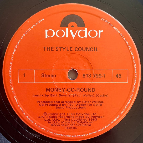 The Style Council : Money-Go-Round (12", EP)