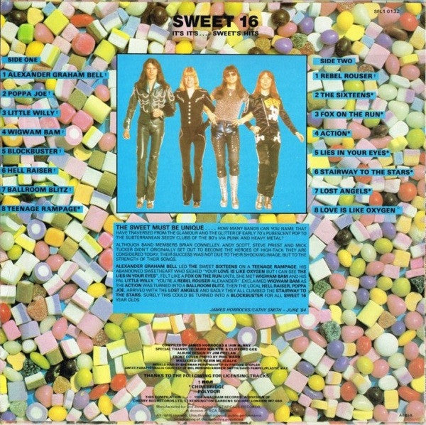 The Sweet : Sweet 16: It's It's....Sweet's Hits (LP, Comp)