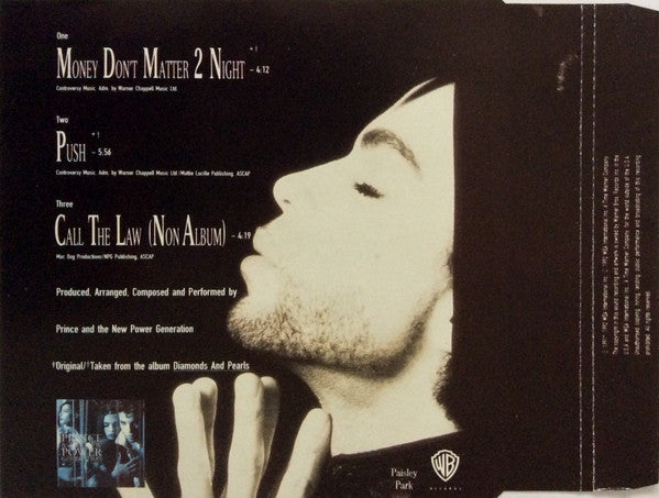 Prince And The New Power Generation : Money Don't Matter 2 Night (CD, Single)