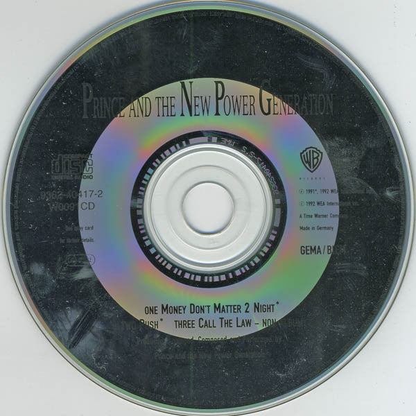 Prince And The New Power Generation : Money Don't Matter 2 Night (CD, Single)