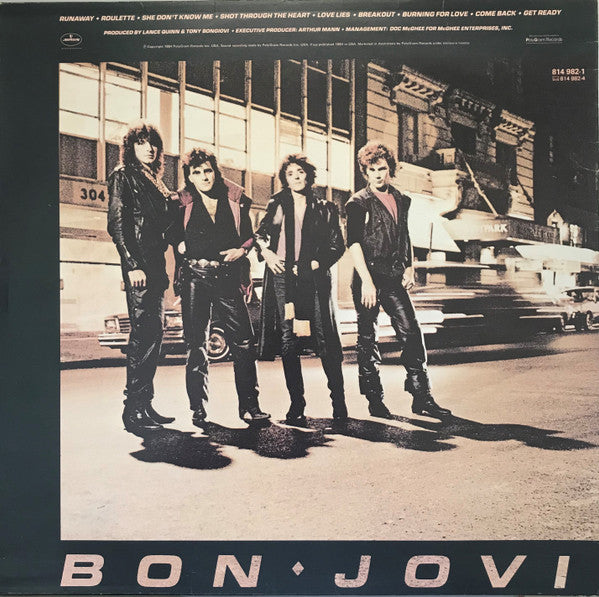 Bon Jovi : Bon Jovi (LP, Album)