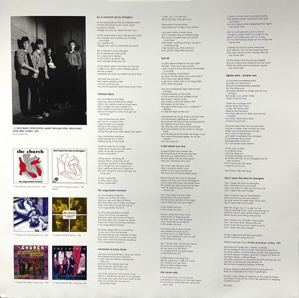The Church : Of Skins And Heart (LP, Album, RE, Whi)