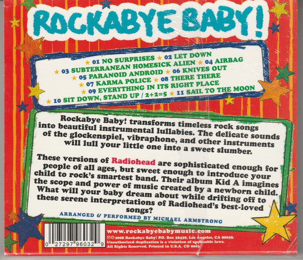 Michael Armstrong : Rockabye Baby! Lullaby Renditions Of Radiohead (CD, Album)