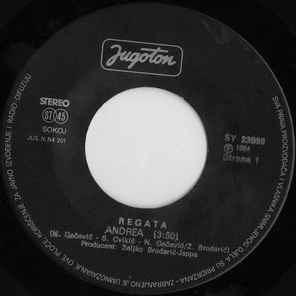 Regata : Andrea (7", Single)