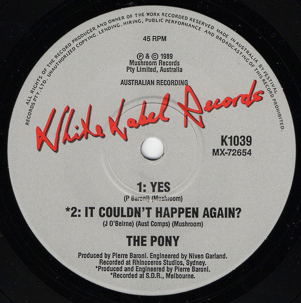 The Pony : Flatter (7", Ltd)