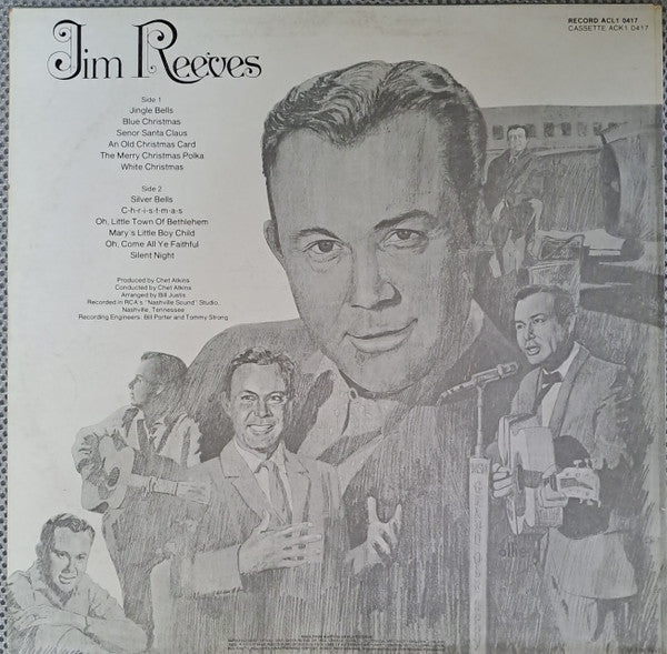 Jim Reeves : Twelve Songs Of Christmas (LP, Album, RE)