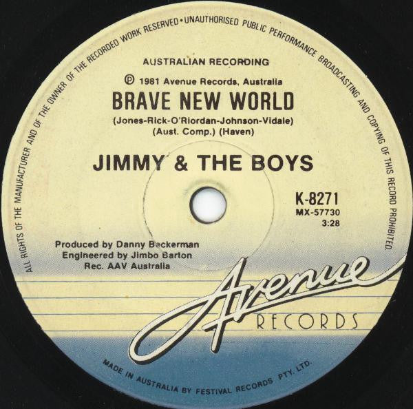 Jimmy And The Boys : They Won't Let My Girlfriend Talk To Me (7", Single)