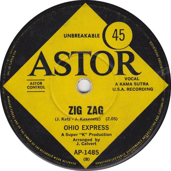 Ohio Express : Yummy Yummy Yummy (7", Single)