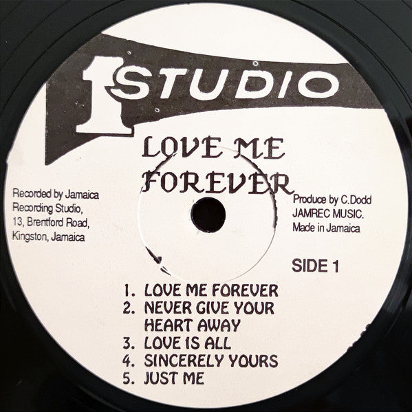 Carlton And The Shoes : Love Me Forever (LP, Album, RP)