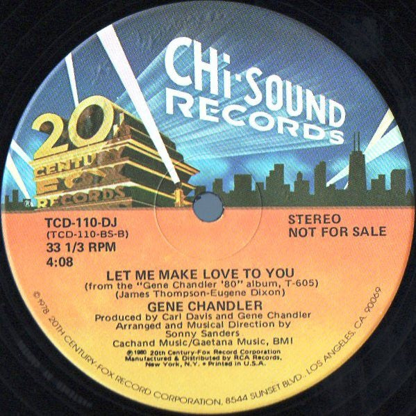 Gene Chandler : Does She Have A Friend? (12", Promo)