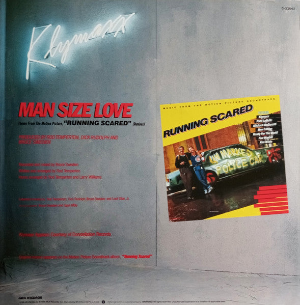 Klymaxx : Man Size Love (12", Single)