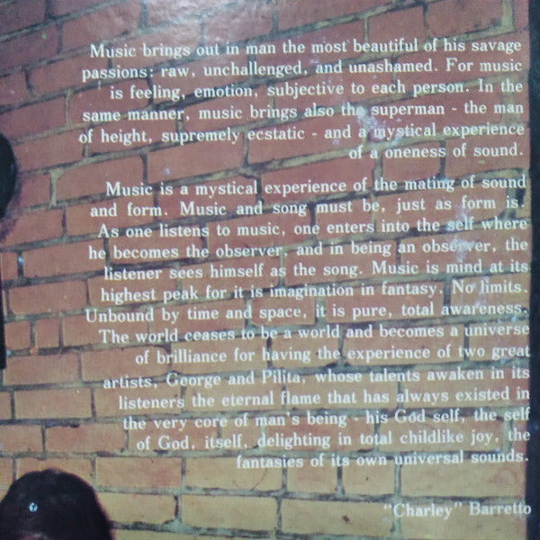 Pilita Corrales* : Pilita Sings George (LP, Album)