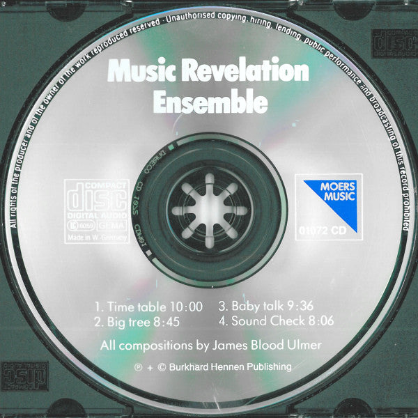 Music Revelation Ensemble : No Wave (CD, Album)