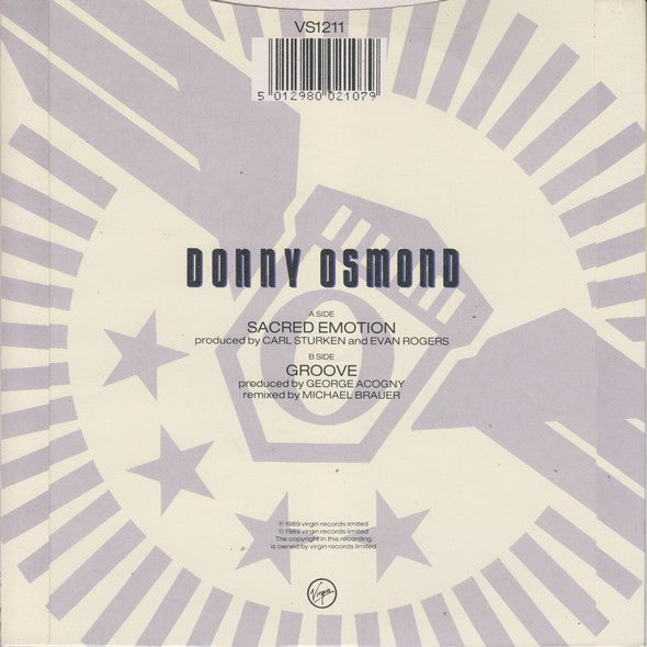 Donny Osmond : Sacred Emotion (7", Single)