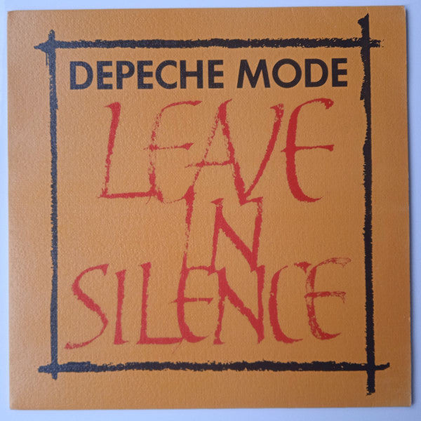 Depeche Mode : Leave In Silence (12", Single, RP, Tex)