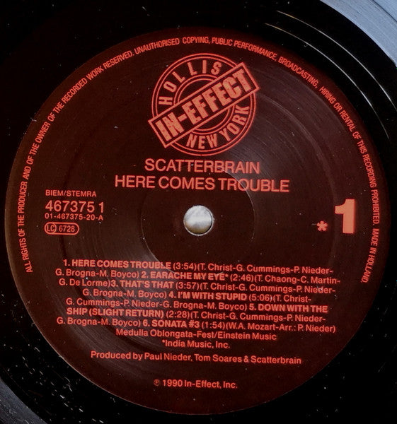 Scatterbrain (3) : Here Comes Trouble (LP, Album)