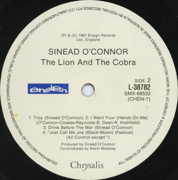 Sinéad O'Connor : The Lion And The Cobra (LP, Album)