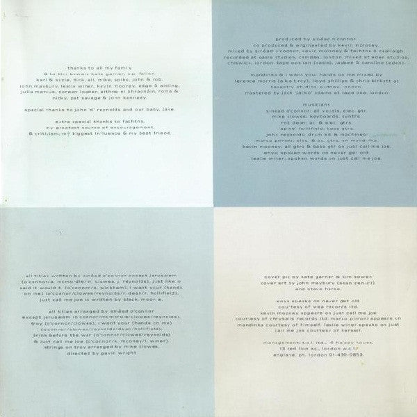 Sinéad O'Connor : The Lion And The Cobra (LP, Album)