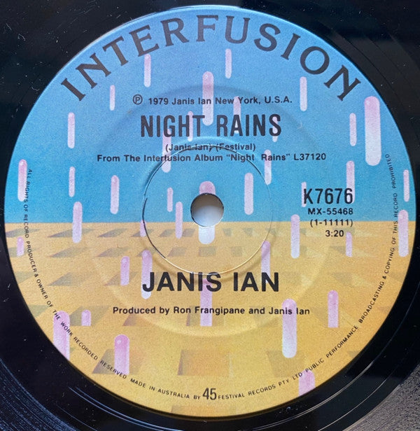 Janis Ian : Fly Too High (7")