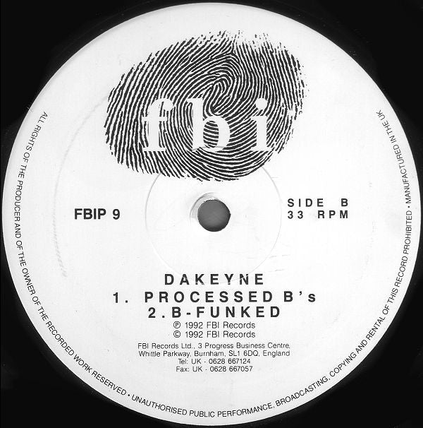 James Brown V Dakeyne : I Got You (I Feel Good) (12", Promo)