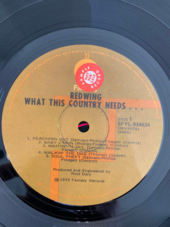 Redwing (2) : What This Country Needs (LP, Album)