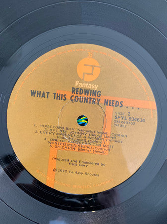Redwing (2) : What This Country Needs (LP, Album)