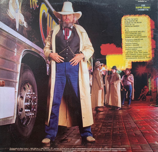 The Charlie Daniels Band : Me And The Boys (LP, Album)