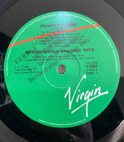 Netherworld Dancing Toys* : Painted Years (LP, Album, Promo)