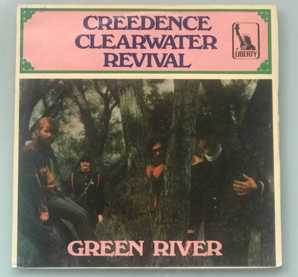 Creedence Clearwater Revival : Green River (7", EP, Uni)