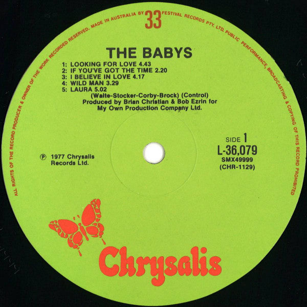 The Babys : The Babys (LP)
