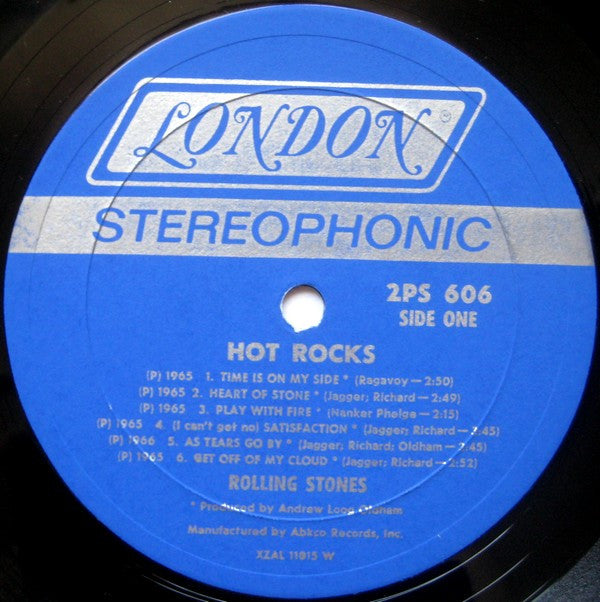 The Rolling Stones : Hot Rocks 1964-1971 (2xLP, Comp, Wad)
