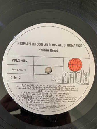 Herman Brood & His Wild Romance : Herman Brood & His Wild Romance (LP, Album)