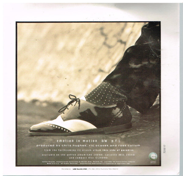 Ric Ocasek : Emotion In Motion (7")