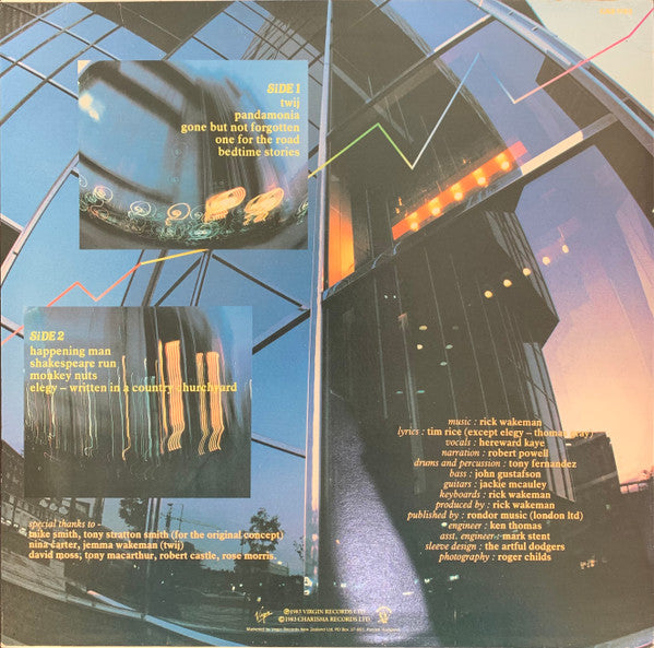 Rick Wakeman : Cost Of Living (LP, Album)