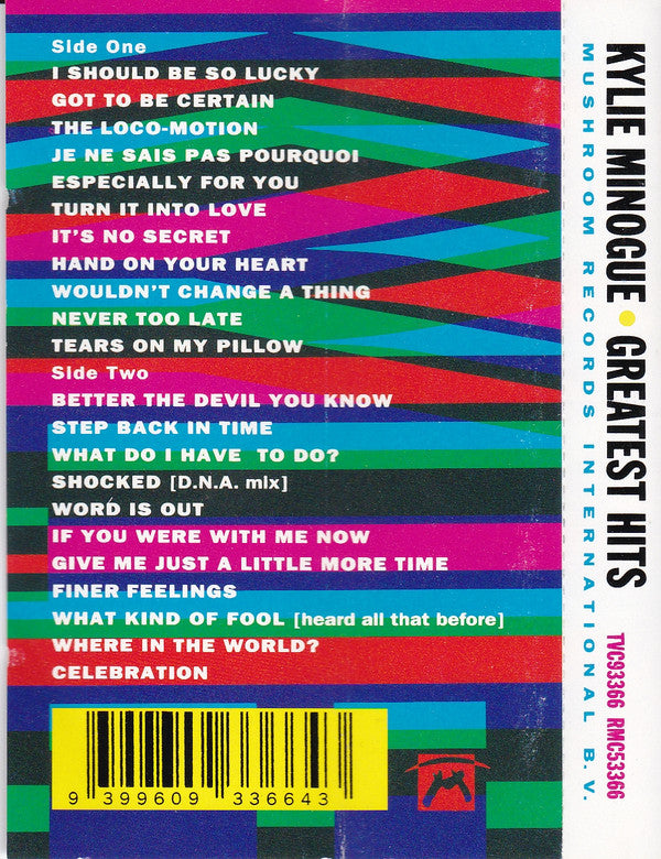 Kylie Minogue : Greatest Hits (Cass, Comp)
