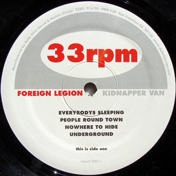Foreign Legion (2) : Kidnapper Van: Beats To Rock While Bike Stealin' (2xLP, Album)