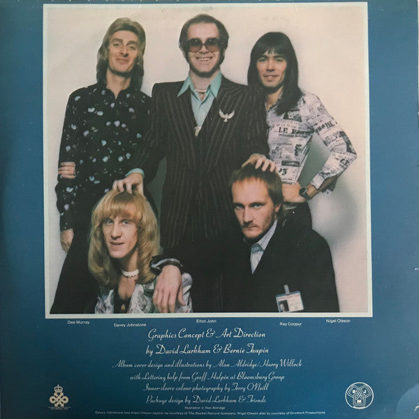 Elton John : Captain Fantastic And The Brown Dirt Cowboy (LP, Album)