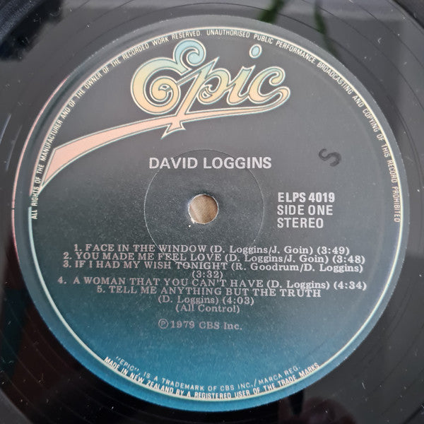 David Loggins* : David Loggins (LP, Album)