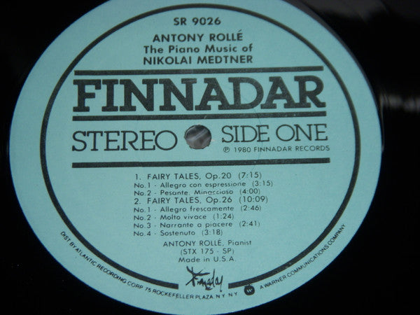 Antony Rollé - Nikolai Medtner : Stormy Sonata, Op. 53, No. 2 / Fairy Tales, Opp. 20 & 26 (LP, Album)
