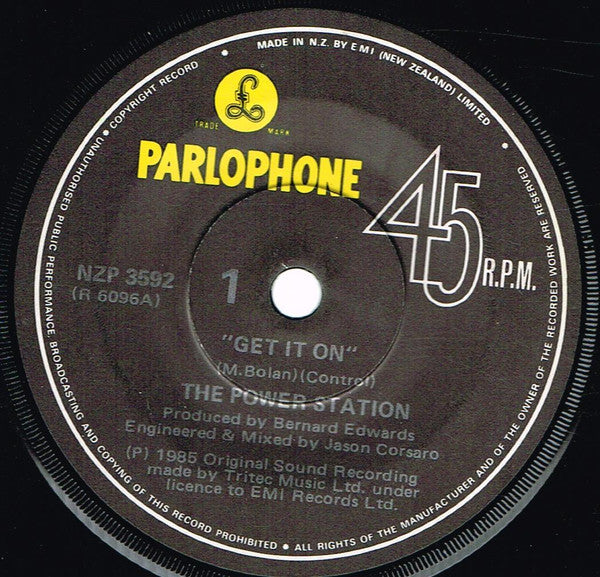 The Power Station : Get It On (7")