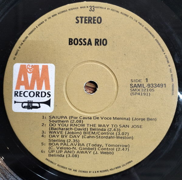 Bossa Rio : Bossa Rio (LP, Album)
