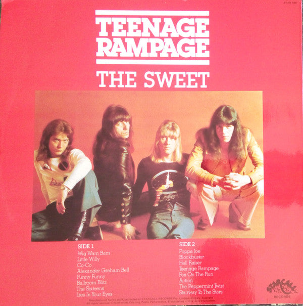 The Sweet : Teenage Rampage (LP, Comp)