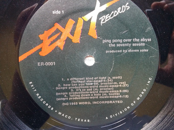 The 77s : Ping Pong Over The Abyss (LP, Album)