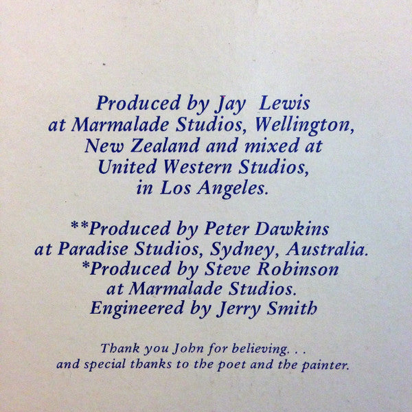 Sharon O'Neill : Words (LP, Album)