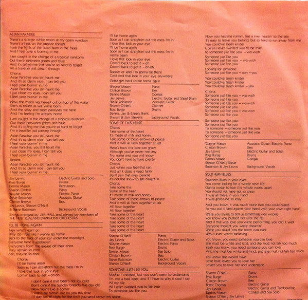 Sharon O'Neill : Words (LP, Album)