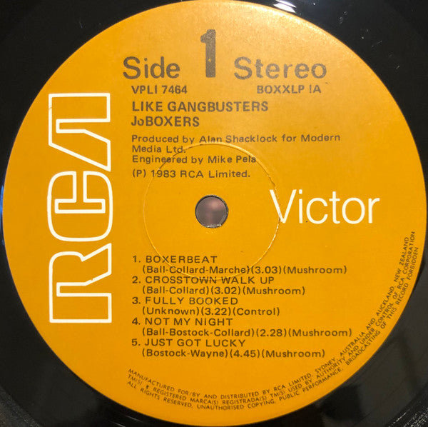 JoBoxers : Like Gangbusters (LP, Album)