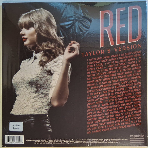 Taylor Swift : Red (Taylor's Version) (4xLP, Album, RE, RP, MPO)