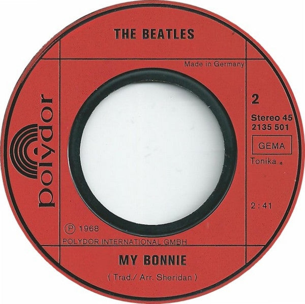 The Beatles : Skinny Minny / My Bonnie (7", Single, RE)