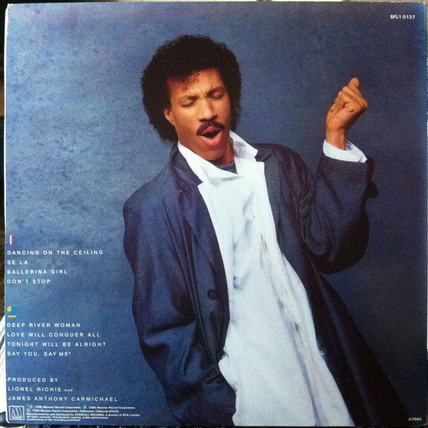 Lionel Richie : Dancing On The Ceiling (LP, Album, Gat)