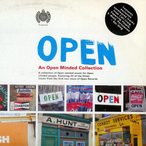 Various : Ministry Of Sound Presents Open (An Open Minded Collection) (4xLP, Comp)